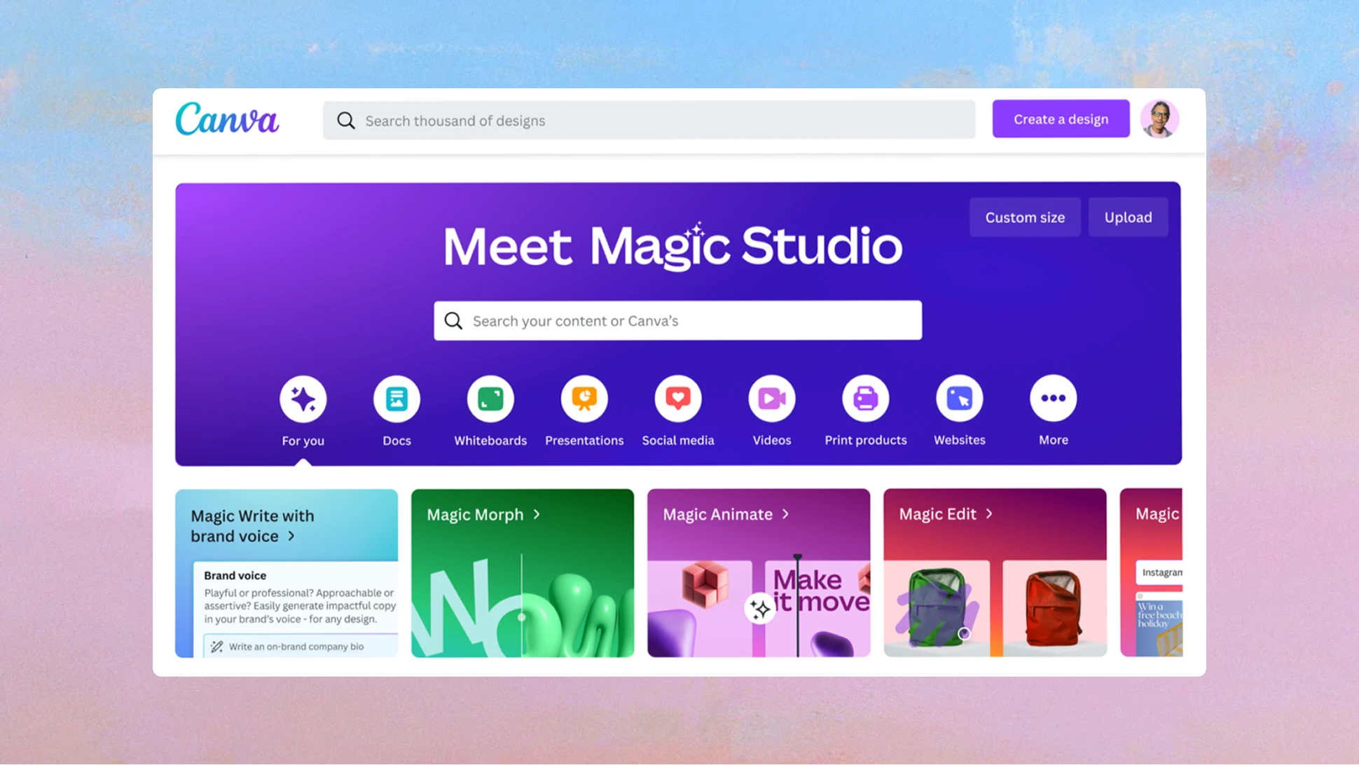 Canva Magic Write